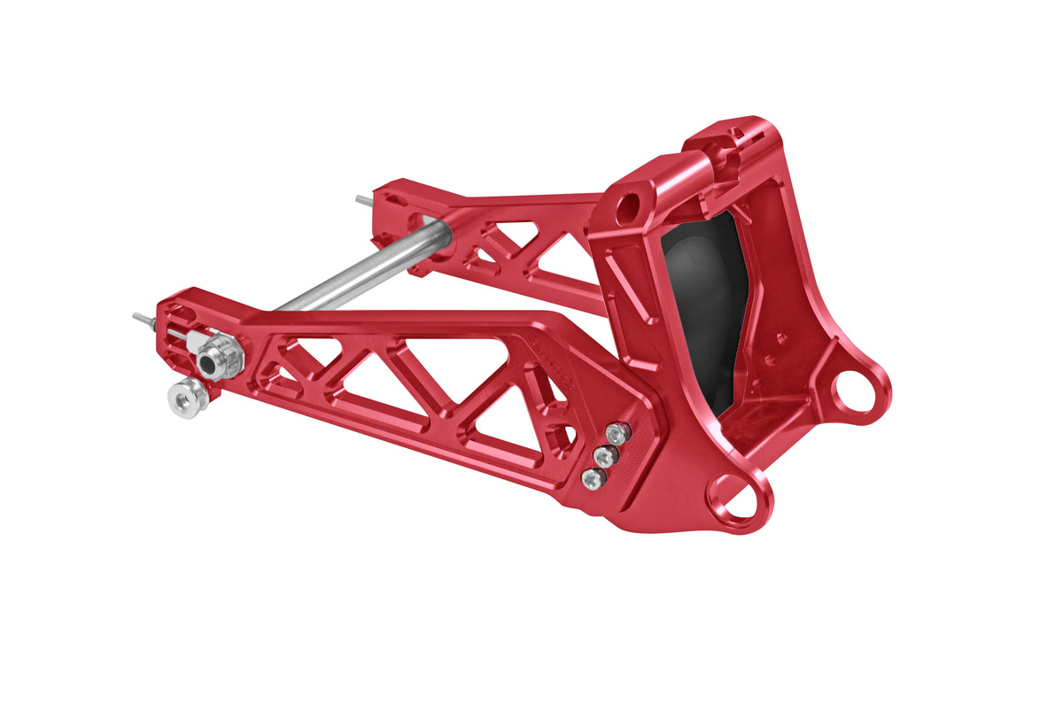 BLACK3 B3H0312=RD Performance Softail Swingarm — Red