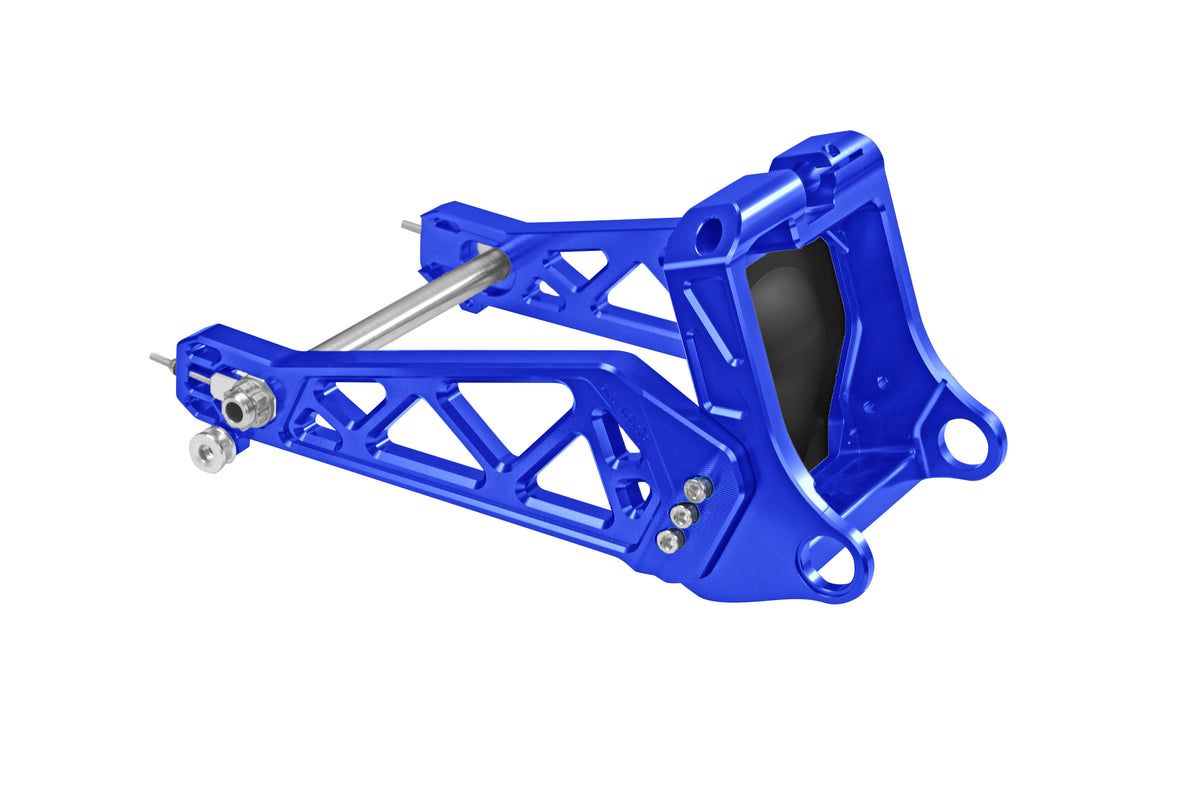 BLACK3 B3H0312=BL Performance Softail Swingarm — Blue