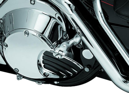 Kuryakyn 可調式 乘客用 腳踏固定座 適用 Harley-Davidson Touring and Indian 車系 鍍鉻｜7504