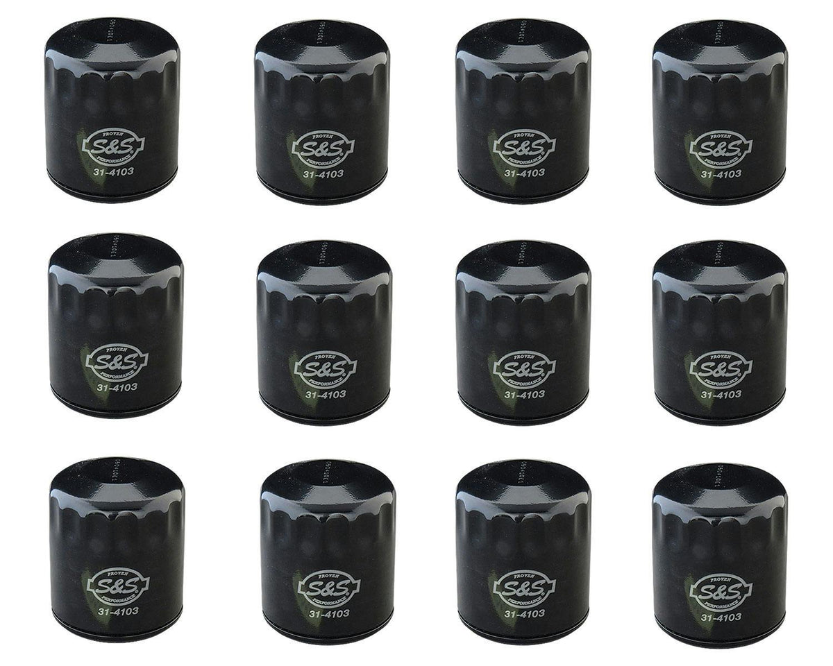 S&S Cycle Oil Filters - 12 Pack