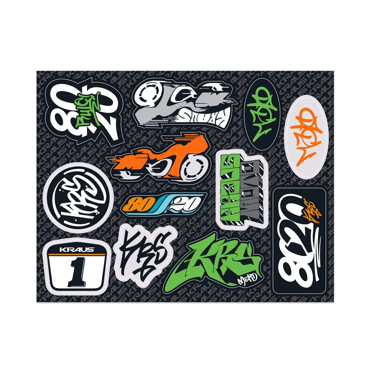 Kraus Moto Stickers