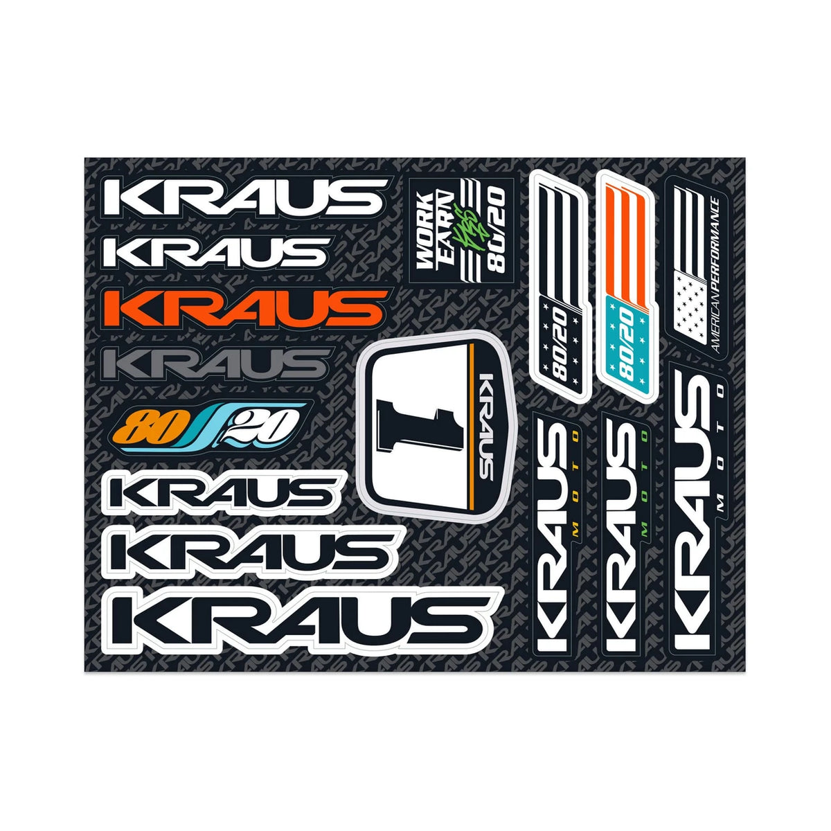 Kraus Moto Stickers