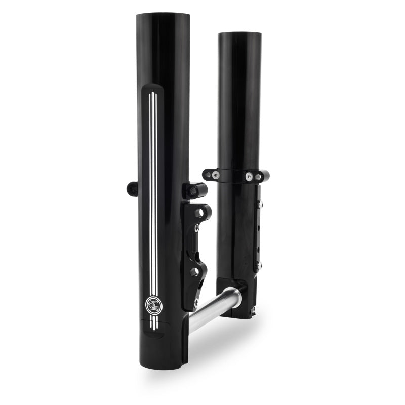Performance Machine 14-Up FL Lower Leg 總成 - 黑色切削面｜0208-2098-BM