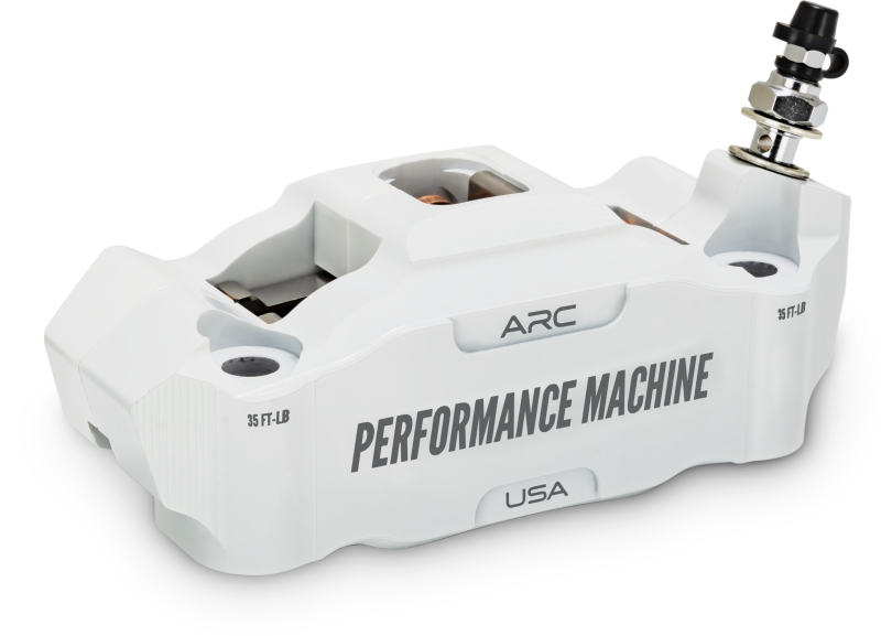 Performance Machine 125 x 4 Race Series Radial 固定座 卡鉗 附 ARC - 右側 - 白色｜0052-2426-WC