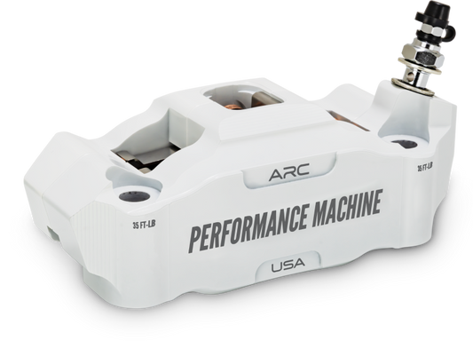 Performance Machine 125 x 4 Race Series Radial 固定座 卡鉗 附 ARC - 右側 - 白色｜0052-2426-WC