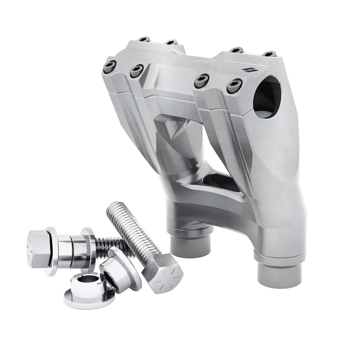 Kraus Motor Isolated Kickback Risers | Height and Clamp Options / 6 in / 1 in / 切削原色