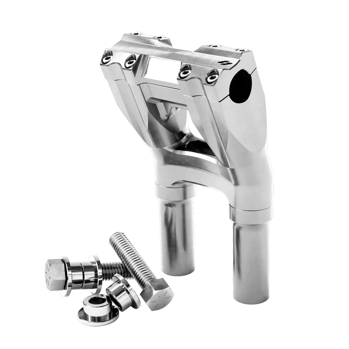 Kraus Motor Isolated Kickback Risers | Height and Clamp Options / 8 in / 1-1/8 in / 切削原色