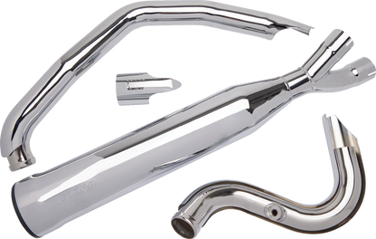 Cobra 1800-1918 / 6468 PowerPro HP 2:1 RPT Exhaust System - Chrome - 2012-2017 Dyna