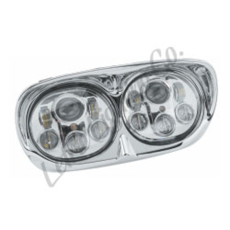 Letric Lighting LED 頭燈 雙組 5.75 吋 鍍鉻｜LLC-LRHP-CC