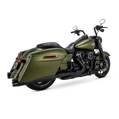 Vance & Hines 17-23 Harley Touring 車系 Blackbird 450 尾段排氣管 - 黑色 Contrast Finish 尾蓋｜46792