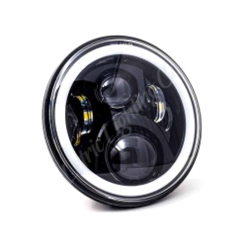 Letric Lighting 7 吋 LED 黑色 全環光圈 Indian｜LLC-ILHC-7DB