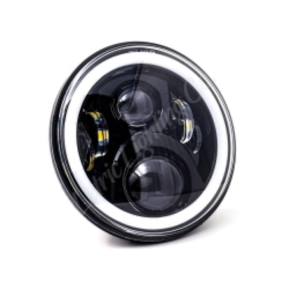Letric Lighting 7 吋 LED 黑色 全環光圈 Indian｜LLC-ILHC-7DB