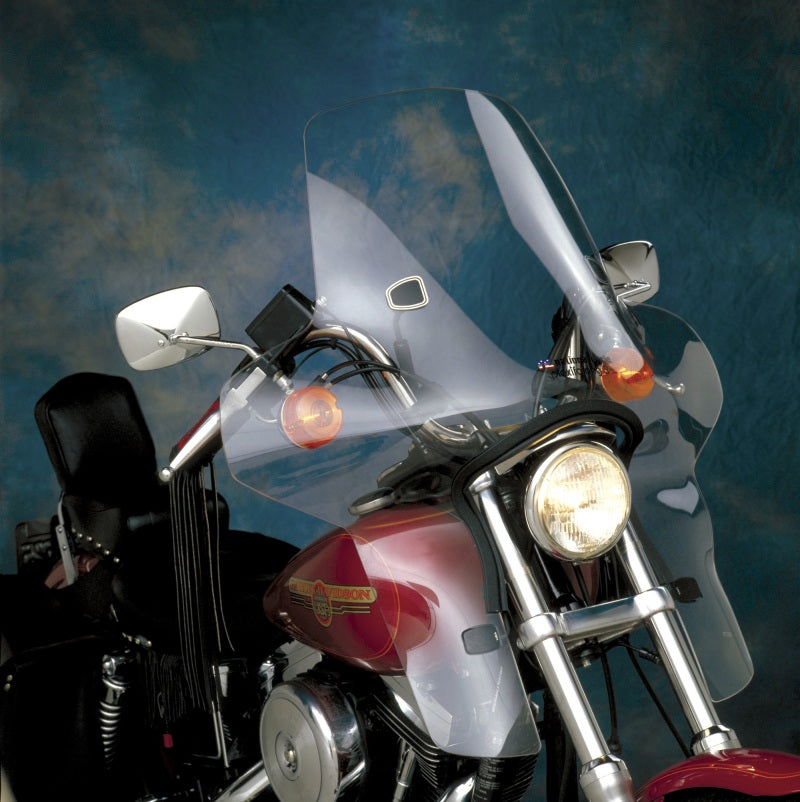 National Cycle 風鏡本體與導風板 88-21 Harley XL/FXR/FXD/86-91 BMW R80G/R100GS/15-23 Ducati Scrmblr Plexifairing 3-Clr｜N8513-01