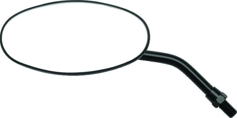 BikeMaster 可調式 Oval 後照鏡 10mm - 單件 - 黑色｜600805