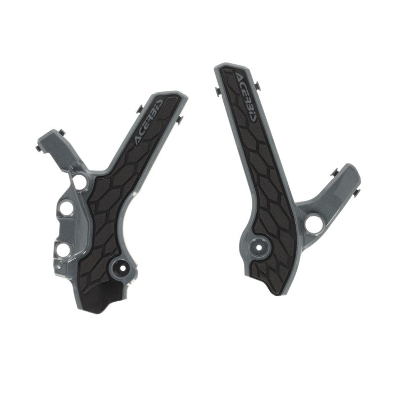 Acerbis 00+ Suzuki DRZ400E/S/SM 車架護蓋- X-握把 - 灰色/黑色｜2983341019