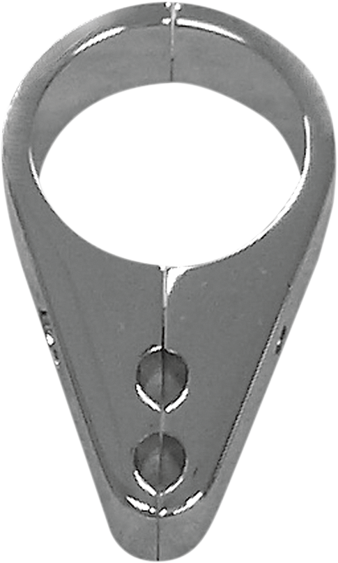 DRAG SPECIALTIES 0658-0028 Cable Clamp - Dual Throttle/Idle - Chrome - DRG-0658-0028