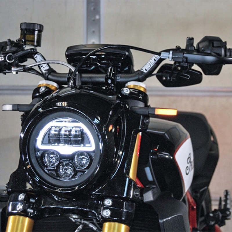 New Rage Cycles 19+ Indian FTR 1200 前側 方向燈｜FTR-FB