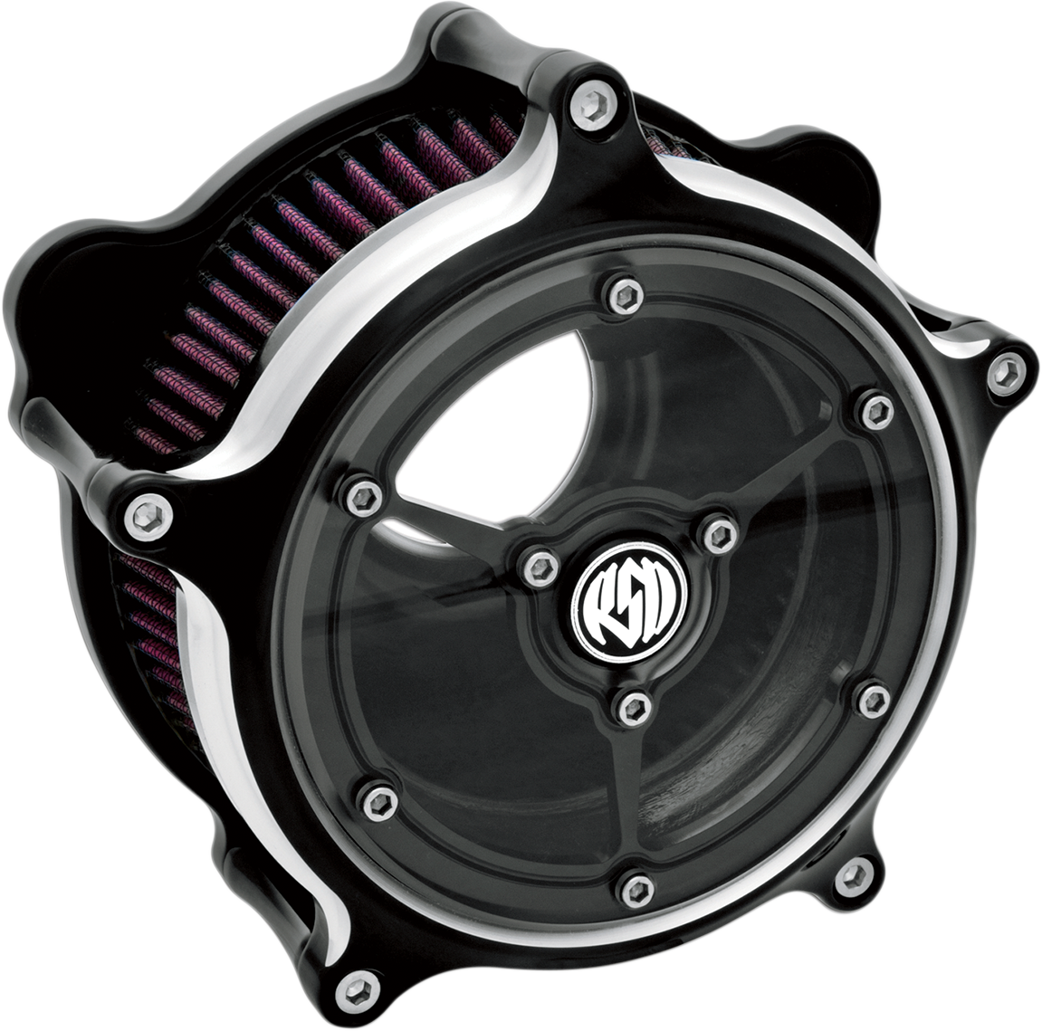 Roland Sands Design 0206-2143-BM Clarity Air Cleaner Kit - Contrast Cut