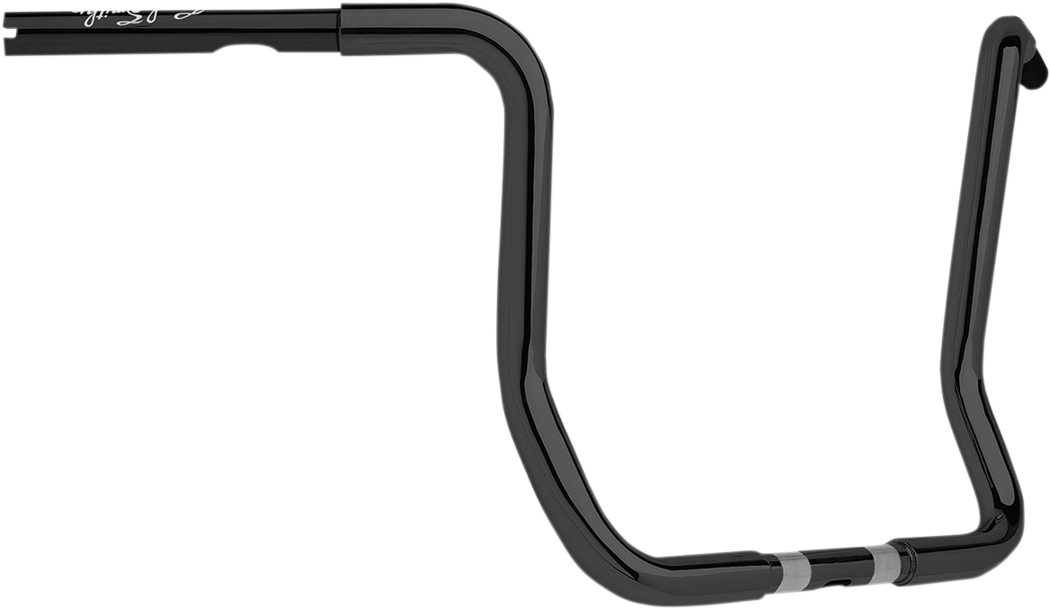 CycleSmiths 113-W-14-BP 13 in. Gloss Black Bagger Ape Handlebar - Main View