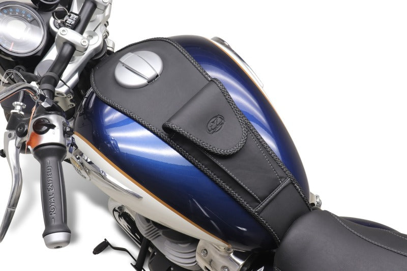Mustang Seats 23-25 Royal Enfield Super Meteor 650 Tank Bib 附 Pouch 黑色｜93371ST