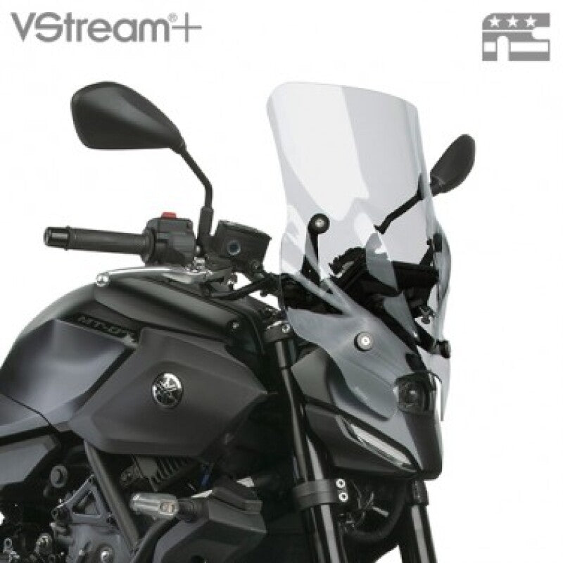 National Cycle 25+ Yamaha MT-07 Vstream+ Quantum HC 聚碳酸酯 中版 風鏡 - 淺色透光｜N20353