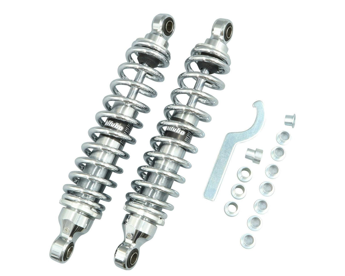 Bitubo WMB Rear Shock Absorbers - 331 mm / Chrome Edition | HD004WMB03