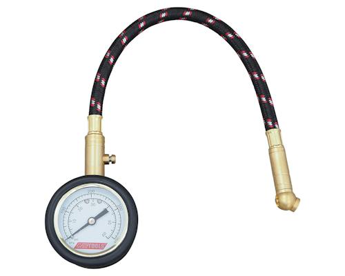 CruzTOOLS TirePro Dial Tire Gauge - 12 in. flexible hose | DTPG1