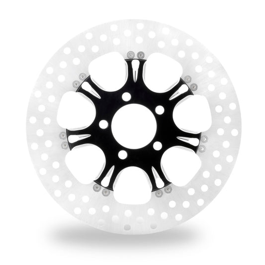 Performance Machine Disc/Carr 11.8 Virtue 前側 - 黑色切削面 Platinum｜0133-1800VIRS-BMP
