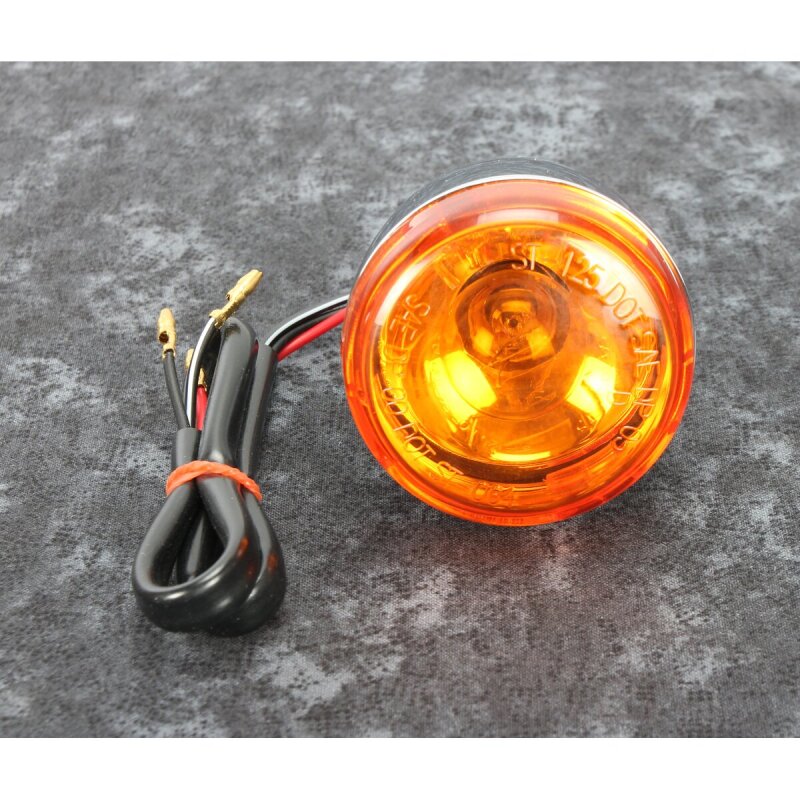 Bikers Choice 鍍鉻子彈型前方向燈｜OEM 68885-00 489937