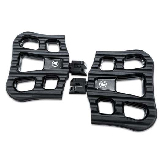 Performance Machine 18-24 M8 Softail 腳踏板 總成 迷你 騎士用 Drifter - Black Ops｜0036-1027-SMB
