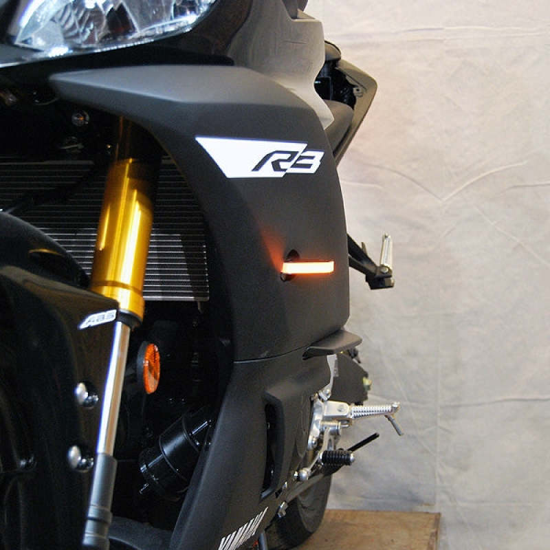 New Rage Cycles 19-24 Yamaha YZF-R3 前側 方向燈｜R3-FB