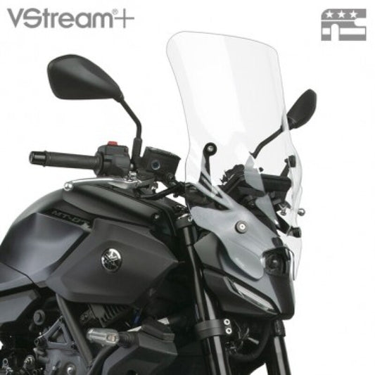 National Cycle 25+ Yamaha MT-07 Vstream+ Quantum HC 聚碳酸酯 加高型 風鏡 - 透明｜N20354