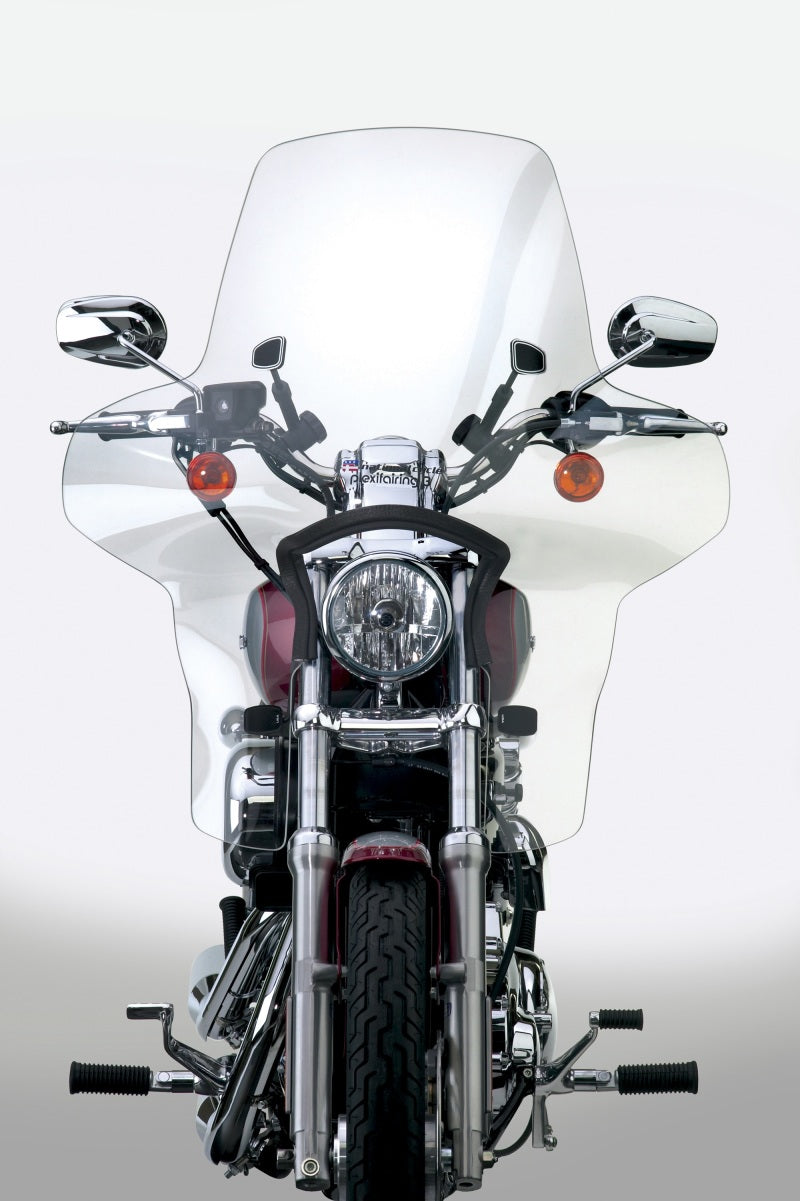 National Cycle 風鏡本體與導風板 88-21 Harley XL/FXR/FXD/86-91 BMW R80G/R100GS/15-23 Ducati Scrmblr Plexifairing 3-Clr｜N8513-01