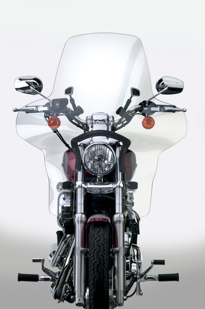National Cycle 風鏡本體與導風板 88-21 Harley XL/FXR/FXD/86-91 BMW R80G/R100GS/15-23 Ducati Scrmblr Plexifairing 3-Clr｜N8513-01