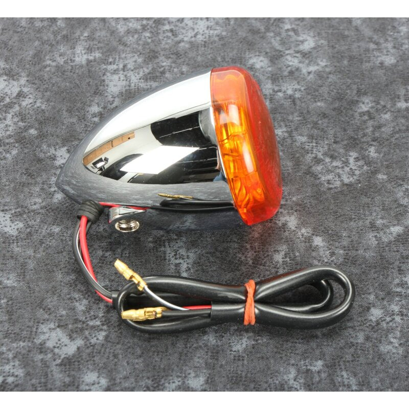 Bikers Choice 鍍鉻子彈型前方向燈｜OEM 68885-00 489937