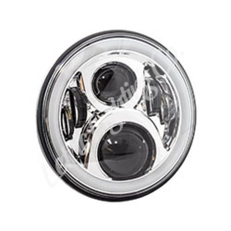 Letric Lighting 7 吋 LED 鍍鉻 全環光圈 Indian｜LLC-ILHC-7DC