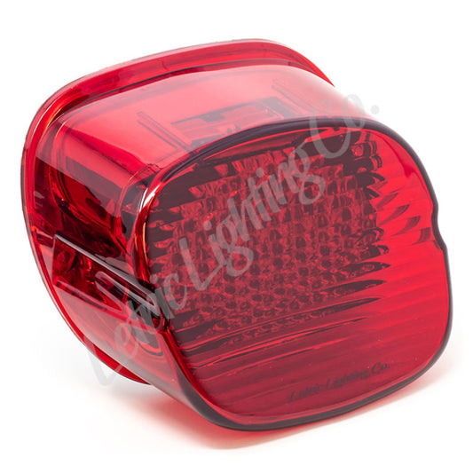 Letric Lighting 豪華款 Slantback LED 尾燈 紅色｜LLC-DS-R