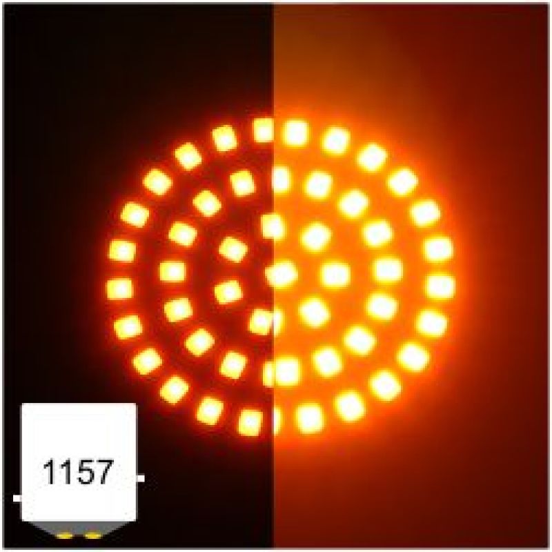 Letric Lighting 子彈型 替換燈芯 1157 H/L 琥珀色｜LLC-B7A
