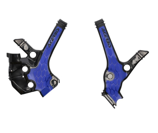 Acerbis 22+ Yamaha YZ85 車架護蓋- X-握把 - 黑色/藍色｜2976221004