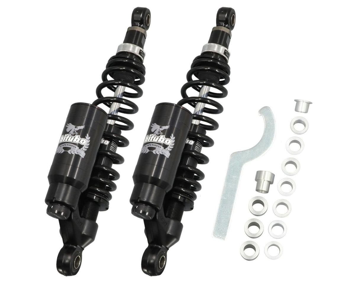 Bitubo WMT Rear Shock Absorbers - 356 mm / Dark Edition | HD031WMT12V2