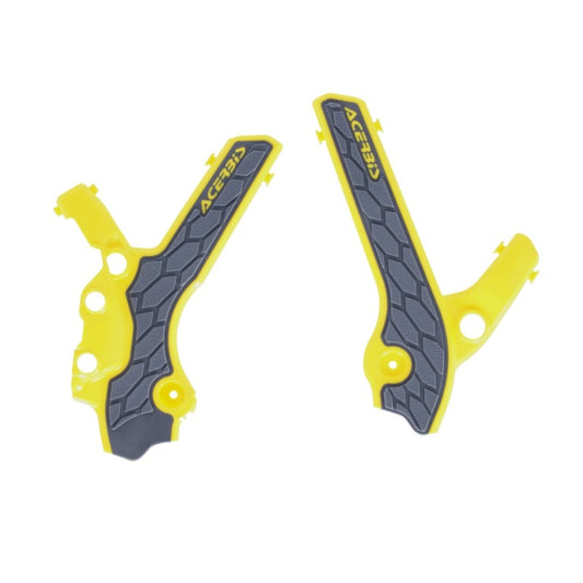 Acerbis 00+ Suzuki DRZ400E/S/SM 車架護蓋- X-握把 - 灰色/黃色｜2983341120