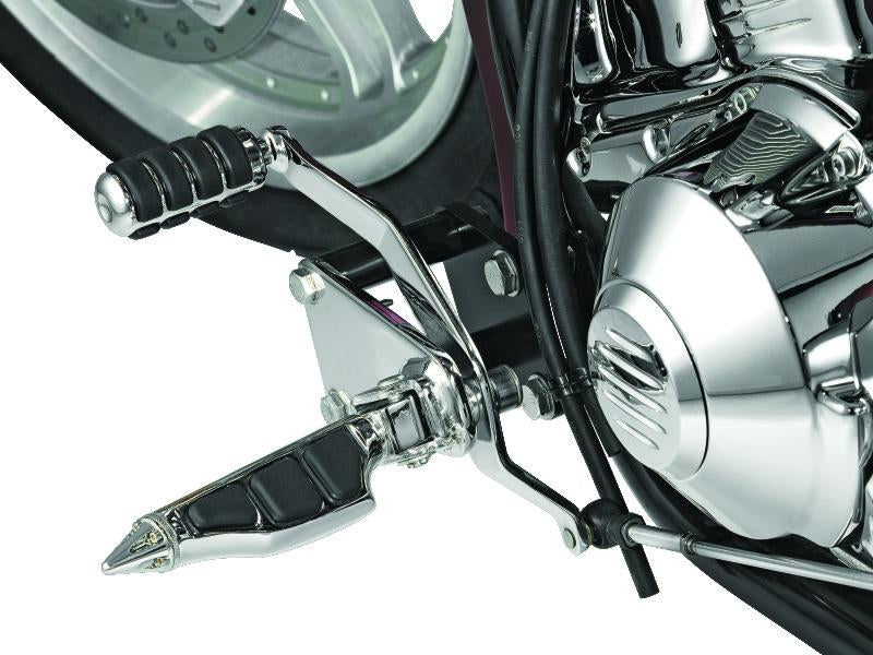 Kuryakyn 鍍鉻圓形打檔踏頭套｜Honda｜8852
