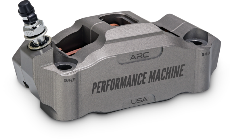 Performance Machine 125 x 4 Race Series Radial 固定座 卡鉗 附 ARC - 右側 - Gunmetal 灰色｜0052-2426-GYC