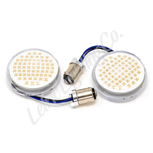 Letric Lighting Deluxe 1157 bullet-style LED insert pair, unlit