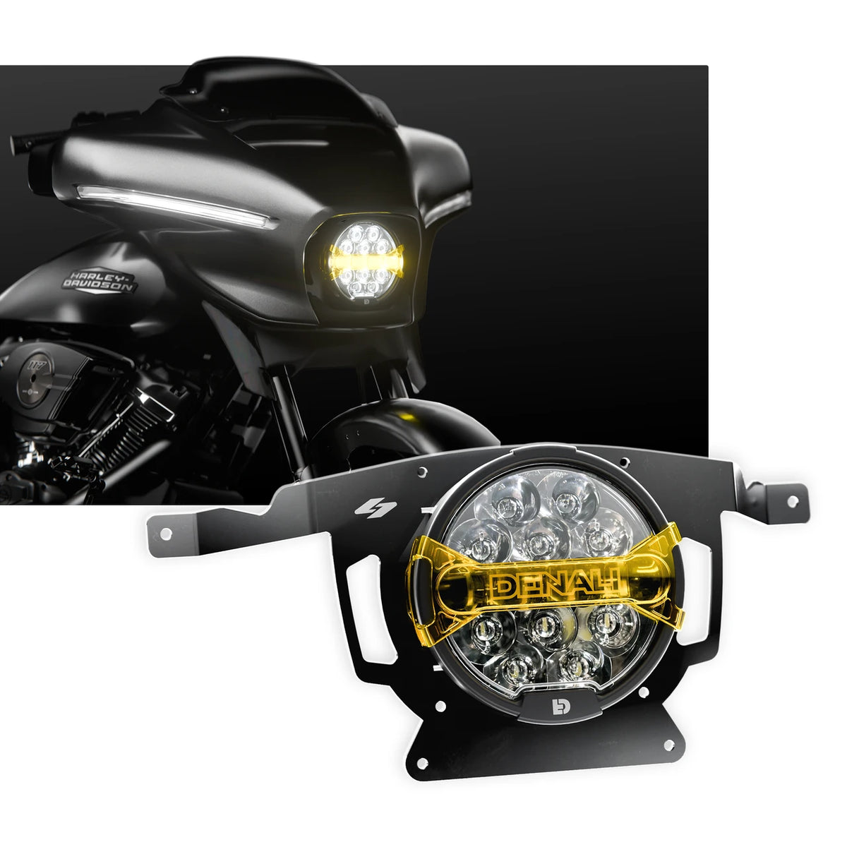 Kraus Motor Ace-One Street Glide Denali D14 頭燈套件