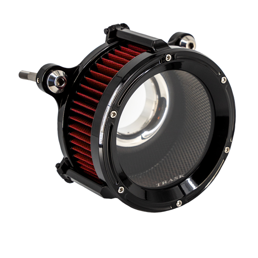 TM-1023GBK — Trask Assault Charge TM-1023GBK Gen 1 M8 Gloss Black Air Cleaner Kit