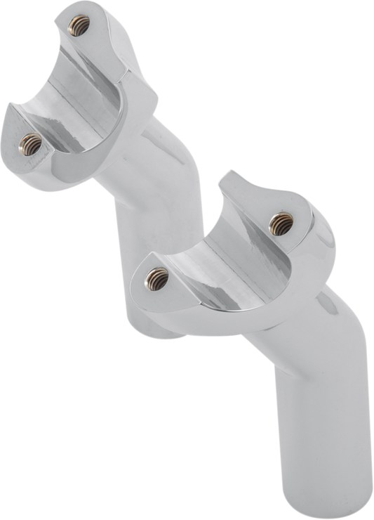 Drag Specialties DRG-0602-0409 RISERS PULLBACK 4.5" CHR