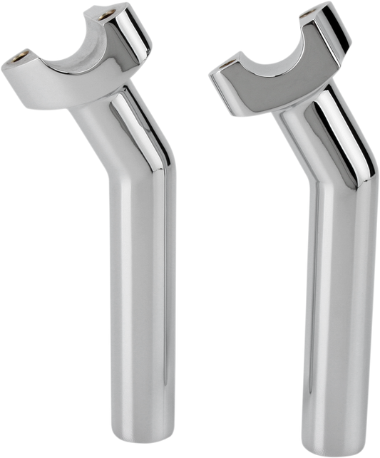 Drag Specialties DRG-0602-0411 RISERS PULLBACK 6.5" CHR