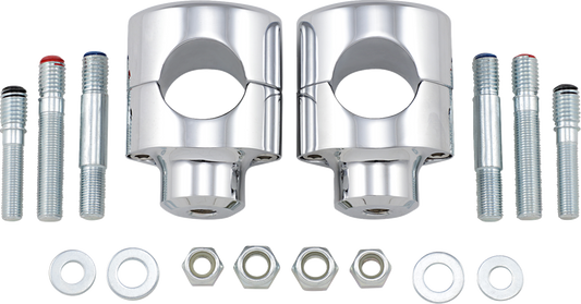 Drag Specialties DRG-0602-0465 RISERS BIG BUF 1.5" CHR