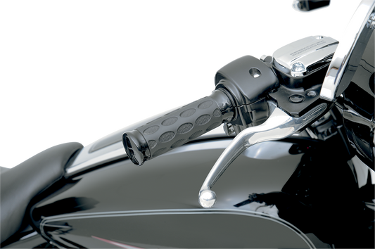 Drag Specialties DRG-0630-0774 GRIPS HOTOP BLK/RUB